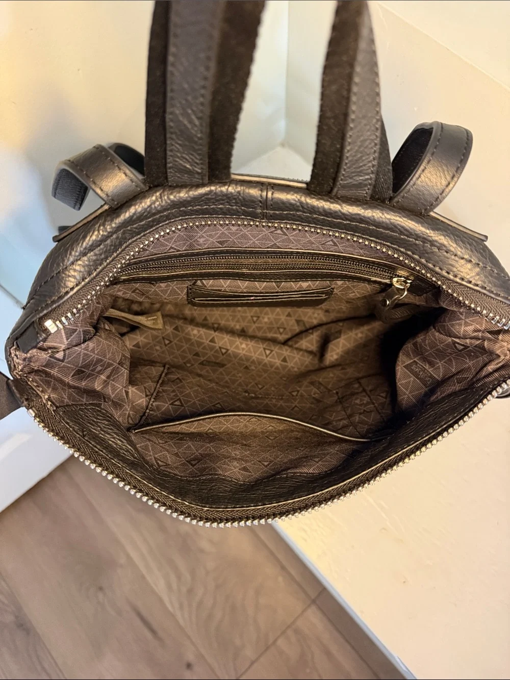Botkier Black Leather Backpack